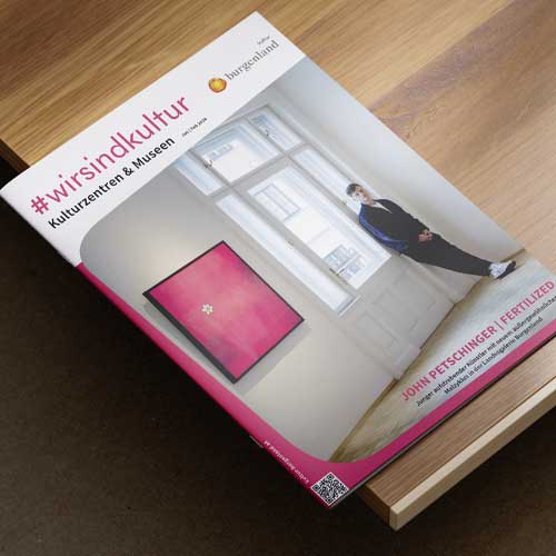 Cover der Programmzeitschrift der Kultur-Betriebe Burgenland
